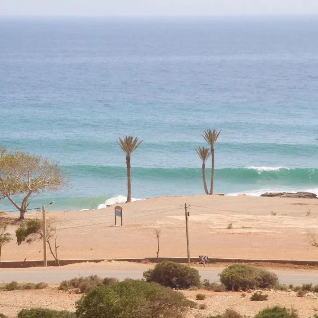 Taghazout Sun House Surf & Yoga Morocco anchor point view