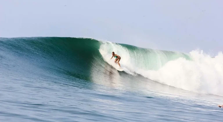 Surfen in Las Flores, El Salvador: Welle, Saison, Wo wohnen